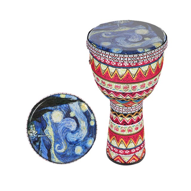 drum,African Hand Drum Portable Drum Percussion Inch Portable Drum Patterns Children Musical Drum Percussion With Children Musical Childre With Art Patterns Drums African Percussion With Art Rusuo