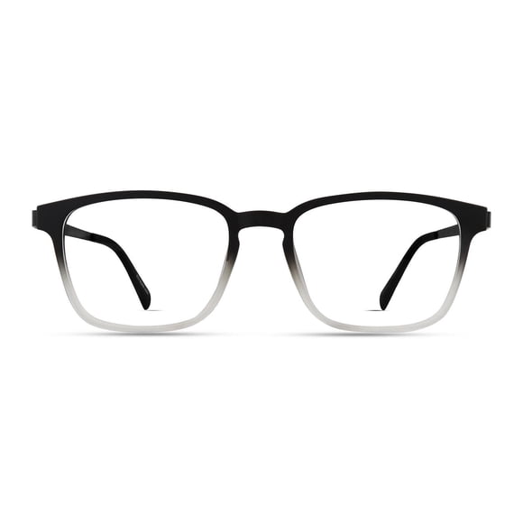 Bio Eyes Mens Prescription Eyeglasses, Heath, Black Gray Gradient, 53-18-145