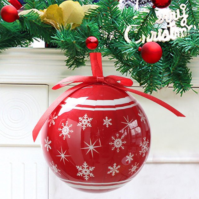 Suncoda Holiday Ball, Holiday Ball Ornament Tree Ornament, 2.8 Inch Multi-Style Holiday Light Bulb Ornament Holiday Tree Ornament Tree Dress Family Party Holiday Ornament
