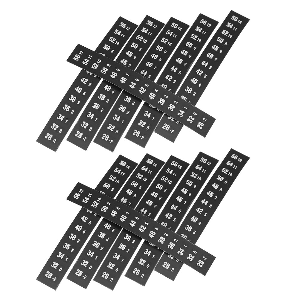 Estbridge 10 Pcs Noise Reduction Seal Strip Thermometer Patch