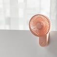 thumbnail image 4 of Pink Magnetic Clip Fan Usb Rechargeable 3 Wind Levels 90 Degree Rotation Quiet Desktop Portable For Home Bedroom, 4 of 7