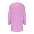thumbnail image 4 of Robe Chandail pour Femmes 2025 Longueur Moyenne à Manches Longues Col Rond Décontractée Ample Robe en Peluche Robe Chandail Surdimensionnée Automne Hiver Ample Décontractée Douce Chandail, 4 of 5