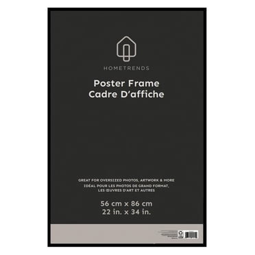 Hometrends Basic Poster Frame 22x34in, Black