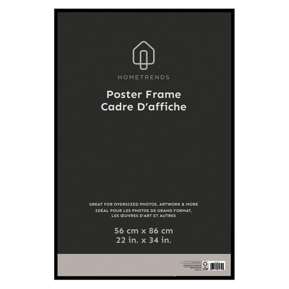 Hometrends Basic Poster Frame 22x34in, Black