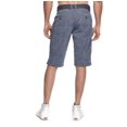 thumbnail image 3 of Dark Black Men's Belted Cargo Shorts, 3 of 6