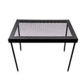 thumbnail image 1 of Foldable Steel Camping Table with Storage Bag - Lightweight Portable Rectangle/Triangle Outdoor Picnic Beach BBQ Travel Table, Sturdy Construction, Compact Folding Design for Easy Carrying & Storage, 1 of 6