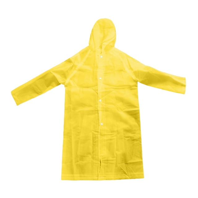 MIASHUI Kids Rain Poncho Reusable Toddler Raincoat Waterproof Rain Jacket,Yellow,One Size