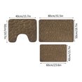 thumbnail image 3 of Dvkptbk Bathroom Rugs and Bath Mat Set Non Slip Absorbent Stain Resistant Quick Dry Washable Bathroom Rug Bath Mats for Bathroom Floor Tub Sink Shower Mat Easy Care (20"x31"+16"x20"+16"x24"), 3 of 3