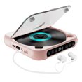 thumbnail image 2 of AMERTEER Lecteur CD Sans Fil Rechargeable avec Fonction de Maintien, Écran LED, Port Audio USB 2000 mAh, Lecteur CD MP3 Personnel pour Écouter de la Musique, Éducation Prénatale, Étude pour Enfants, 2 of 6