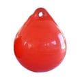 thumbnail image 1 of Balle de Bateau Quai Pare-Chocs Rond Ancre Bouée Amarrage Protection de Bouée Être Utilisé Enfants Anti-Collision pour Voiliers, Pêche, Rouge 30x35cm 2.8cm, 1 of 8