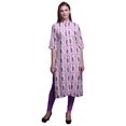 thumbnail image 1 of Bimba Kurtis Droits Imprimés pour Femmes, Tunique Indienne Mandarin à Boutons XXX-Large, 1 of 6