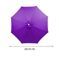 thumbnail image 2 of Parasol de Terrasse Extérieur Grand de 78,7 Pouces à 6 Baleines, Parasol de Marché pour Table – Résistant aux UV, Parasol de Piscine 190T Robuste et Imperméable, Toile de Remplacement pour Parasol, Housse Supérieure de Remplacement (Cadre Non Inclus), 2 of 6