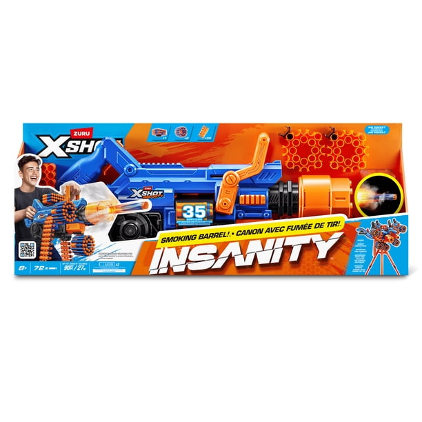 XSHOT Insanity Smoking Barrel Blaster with 72 Air Pocket