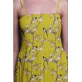 thumbnail image 3 of Bimba Blossom & Paradise Whydah Bird Bimba Robe à Bretelles Spaghetti Imprimée pour Femmes, Fluide, Smockée - X-Grand, 3 of 7