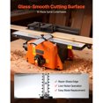 thumbnail image 2 of KFFKFF Spiral Benchtop Jointer, 8 Inch, 2 HP 8500 RPM Bench Top Wood Jointer, with 18-Blade Spiral Cutterhead, Extendable Cast Aluminum Table, Up to 1/8 in Depth, 2 of 9