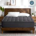 thumbnail image 4 of Bare Home Mattress Pad - Breathable Cotton Top - 21" Deep Pocket - Queen, Gray, 4 of 9