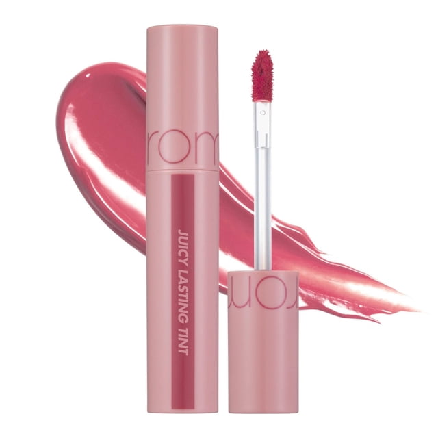 ROMAND Bare Juicy Lasting Tint 5,5 g dans un tube Rose Épuré avec Applicateur, Mettant en Valeur une Nuance de gloss Rose Sirupeuse Vibrante. une Teinte pour les Lèvres Offerte en Quatre Teintes Inspirées du Printemps : #22 Pomelo Skin, #23 Nucadamia, #24 Exfoliation Angdoo et #25 Bare Grape, Offrant une Finition gloss Enduite de Bonbon.