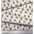 thumbnail image 3 of Soimoi Modal Satin Fabric Wool & Cat Animal Decor Fabric Printed Yard 42 Inch Wide, 3 of 3