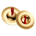 thumbnail image 4 of Cymbales à Main en Cuivre 1 Paire Diamètre 12 cm Mini Cymbales à Doigt de Percussion pour, 4 of 8