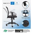 thumbnail image 3 of Boss Office Mesh Task Office Chair with T-Arms, 3 of 8