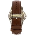 thumbnail image 3 of Fossil Men's Grant ME3099 Silver Leather Japanese Automatic Dress Watch, 3 of 3