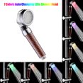 thumbnail image 3 of Amdohai Douchette Lumineuse Automatique 4 L-EDs 7 Couleurs Changeantes Tête de Douche Ronde, 3 of 7