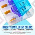 thumbnail image 2 of MEDca Weekly Pill Organizer, Twice-a-Day, 1 Pill Organizer Extra Large, 2 of 9