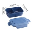 thumbnail image 3 of XYAIYT Boîte à Lunch en Silicone Micro-Ondes Récipient de Préparation de Repas Bento pour Travail et École avec Rangement Compartimenté Design Robuste et Écologique pour une Organisation Facile, 3 of 6