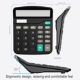 thumbnail image 2 of Calculator, Standard Function Desktop Calculator, Black, 2 of 3