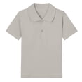 thumbnail image 1 of Annhoo Polos d'Été pour Filles à Manches Courtes, Col Rabattu, Boutons, Coton, Tennis, Uni, Décontracté, Tunique Basique, 2 à 15 Ans, 1 of 3