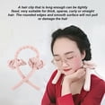 thumbnail image 4 of kurtrusly Hair Curling Rod Ribbon Heatless Foam Hair Roller Clip Reusable Portable Wrap Headband, Light Pink, 4 of 6