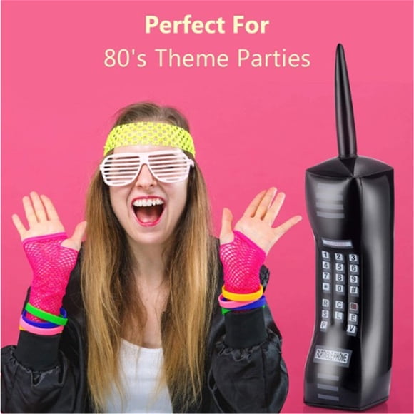 RXIRUCGD Toys Inflatable Radio Inflatable Mobile Phone Props for 80s 90s Party Decorations