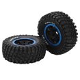 thumbnail image 2 of RC Rubber Tires, High Abrasion Resistance Replacement Part Good Grip RC Tire Strong Cushioning  For ZD Racing 1/7 -07 RC Car Blue, 2 of 8