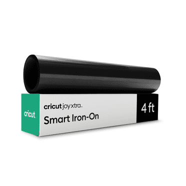 Cricut Joy Xtra™ Smart Iron-On™ Matless Heat Transfer Vinyl (9.5 in x 4 ft), Black