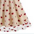 thumbnail image 3 of Soldes Aujourd'hui Liquidation Iumwxz Robe à Manches Courtes Col Rond pour Femme Robe en Tulle Tunique à Fermeture Éclair Robe Princesse Imprimé Cœur Robes d'Été Décontractées pour Femmes Robe Tendance pour les Vacances, 3 of 5