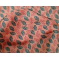 thumbnail image 4 of oneOone Silk Tabby Fabric Leaves Block Printed Craft Fabric BTY 42 Inch Wide, 4 of 4