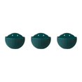 thumbnail image 2 of Youkk Easy To Install Double-layer Plastic Flowerpot For Walls Drainage Flower Pot Blackish Green 3Set, 2 of 6
