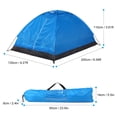 thumbnail image 3 of Camping Tent for 2 Person Single Layer Outdoor Portable Beach Tent Green-M, 3 of 5