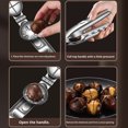 thumbnail image 5 of ziyahi Chestnut Breaker. Stainless Multi-Functional. Operation, Easy To Capacity, Effort-Saving. Suitable For Chestnuts, silver Upgraded version, 5 of 5