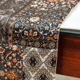 thumbnail image 4 of The HomeCentric Decorative Brown Table Runner 14 x 36 inch Floral Pattern Contemporary Style - Niloufar, 4 of 5
