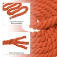 thumbnail image 3 of Unique Bargains 15 Feet Tug of War Rope for Adults Teen 3-Strand Natural Twisted Cotton Rope with Flag Orange, 3 of 7