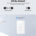 thumbnail image 4 of QualitChoice Wall Switch Panel Replacement Universal Household Tempered Glass Sensitive Smart Wireless Light Switches Accessory Type 2, 4 of 6