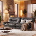 thumbnail image 3 of Homall Futon Sofa Bed with Adjustable Backrest & Five Angles Adjustable Armrests Sofa Couch for Small Spaces Living Room Office, 3 of 8