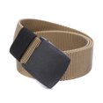thumbnail image 4 of kurtrusly Men Boys Canvas Breathable Tactical Waist Belt with Plastic Buckle Solid Waist Strap Belts Rescue Rope Band, 4 of 9