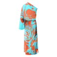 thumbnail image 4 of Women‘s Spring Fashion 2023 One Shoulder Ruched Bodycon Dresses Sexy Fitted Cocktail Party Dress, 4 of 5