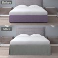 thumbnail image 3 of Unique Bargains Pleated Bed Skirt Classic Tailored Styling Dust Ruffled Hotel, 3 of 10