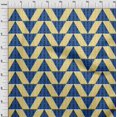 thumbnail image 3 of oneOone Cotton Poplin Fabric Stripe|Diamond & Triangle Geometric Decor Fabric Printed BTY 56 Inch Wide, 3 of 4