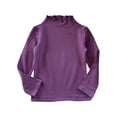 thumbnail image 1 of Enfants Enfants T-Shirt Violet Chandail à Manches Longues Filles Basique Col Rond Coton Décontracté Chandail pour Enfants Filles Chemises Taille 3-4 Ans, 1 of 7