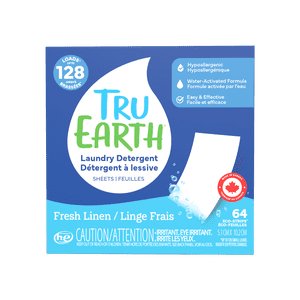 Tru Earth Fresh Linen Laundry Detergent Sheets Up to 128 loads