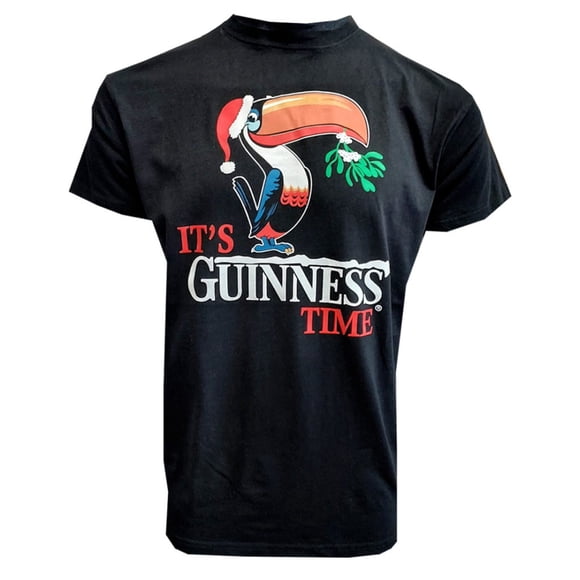 Guinness Adult Men's Christmas Toucan It's Guinness Time T-Shirt